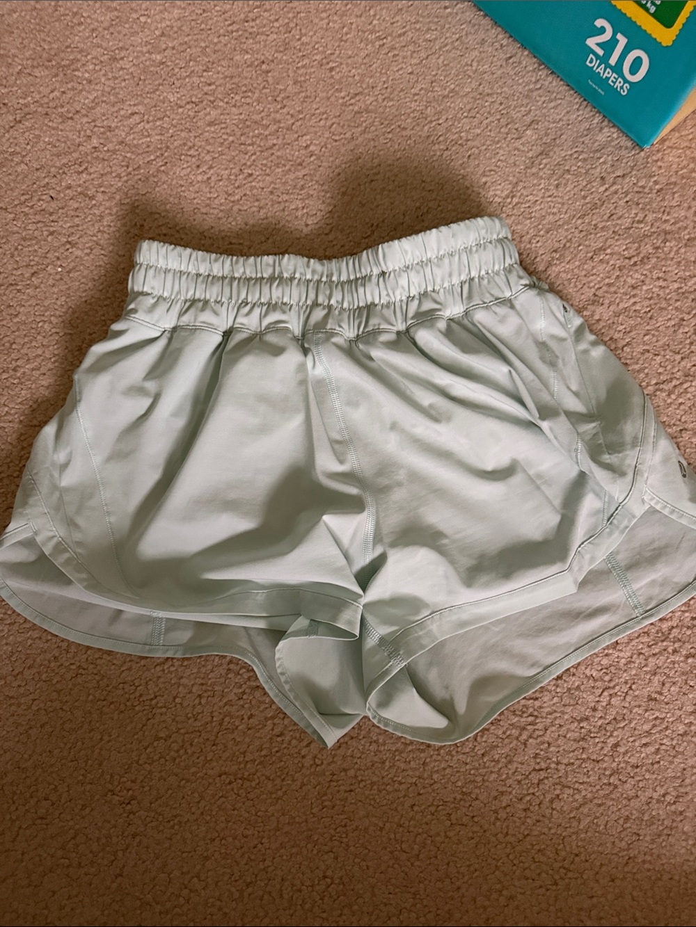 lululemon athletica Light Mint Athletic Shorts